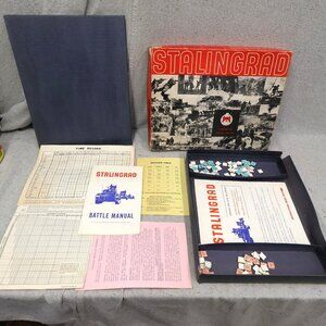 RARE 1ST ED. 1963 STALINGRAD VINT WWII MILITARY STRATEGY BRD GAME AVALON HILL CO